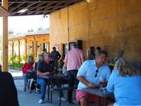 Wine Tasting at Dubost on the Covered Crushpad